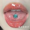 Hokkaido música de amor prego de língua rosca externa aço titânio pode beber anel de língua de garota quente joia de piercing de prego de língua perfuração