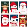 Tarjeta de Felicitación Creativa de Papá Noel de Comercio Exterior Día de San Valentín Tarjeta de Amazon Tarjeta de Felicitación de Año Nuevo Tarjeta de Mensaje