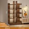 Estante de Livros Simples Prateleira de Chão Rack de Armazenamento Armário de Parede Integrado para Sala de Estar Armário de Armazenamento Rack de Armazenamento Doméstico Estante de Livros para Escritório