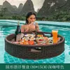 Plato Flotante de Celebridad de Internet de Bali Bandeja de Desayuno en el Agua de la Piscina Cesta de Mimbre Vietnamita Casa de Huéspedes Hotel Villa Plato de Frutas