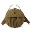 Bolso cruzado pequeño de nailon casual para mujer 2026 Nuevo Bolso redondo ligero para el día a día con cordón Bolso de mano simple Bolso de hombro