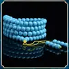 Magnesita Imitación Porcelana Azul Turquesa Estilo Vintage Cuentas Sueltas DIY Cuentas Tambor Cuentas Budistas Accesorios Estrella y Luna Bodhi Vajra