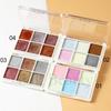 Cross-border novo glitter unha 6 cores caixa sólida espelho mágico pó pó não flutuante Aurora nail powder decoração atacado