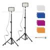 Luz de relleno cuadrada caliente transfronteriza fotografía profesional luz de iluminación de efectos especiales para fotografía en interiores luz de relleno plana para transmisión en vivo