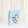 Saco de Presente Souvenir de Gato Fofo Desenho Animado Saco de Embalagem de Presente de Aniversário Saco de Papel Kraft Estilo Ins Impresso Atacado