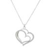 Collar para mujer, joyería de amor, traje vintage, moda, personalidad, aleación, diamante, corazón hueco, colgante, pendientes