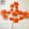 Folhas de wutong folhas de árvore falsa decoração de engenharia plantas verdes folhas de bordo coladas simulação outono vermelho ginkgo