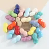 Accesorios DIY Joyería Color Caramelo Cuentas de Cacahuete Cuentas Sueltas Pulsera Collar Material Pulsera de Cerámica Accesorios Pequeño Cero