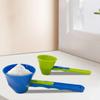 Colador creativo transfronterizo para hacer leche portátil para fitness proteína en polvo cuchara deslizante plástico café colador