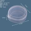 Caja Cuadrada Pequeña Transparente Caja de Plástico PP Caja para Pendientes Tapones para los Oídos Caja para Empaquetar Ferretería Juguetes Caja para Empaquetar Anzuelos de Pesca Joyería Caja de Almacenamiento para Escritorio