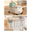 Caja de almacenamiento de libros para aulas de estudiantes, estante móvil para bolsas de libros debajo del escritorio, caja de almacenamiento de libros