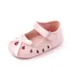 Nuevos zapatos de bebé para niña de 0 a 1 año para primavera y verano, lazo, moda, lentejuelas, princesa, suela de goma suave, zapatos de bebé 2363