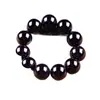 Pulseira preta brilhante de jade 20mm para homens, versátil e elegante para o dia a dia, fio de contas de jade, presente perfeito S-569