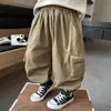 Pantalones para Niños Primavera y Otoño 2026 Estilo Nuevo Pantalones Cargo para Niños Elegantes para Niños Pequeños Pantalones Casuales de Otoño Modernos Geniales