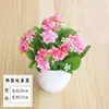 Hermosas Plantas Pequeñas Decorativas en Maceta Flores de Plástico Flores Artificiales Juego de Flores de Simulación Decoración de Bonsái Sala de Estar Hogar Arreglo Floral Plantas en Maceta
