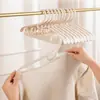 Percha sin costuras de hombros anchos, engrosada, antideslizante, para uso doméstico, perchero de plástico para adultos, soporte para ropa de estudiante de dormitorio