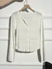 Nueva prenda exterior calada de estilo inspirado en Chanel, cárdigan de punto de manga larga para mujer, chaqueta nicho de longitud hasta el hombro, top de otoño