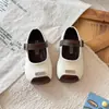 Primavera de 2026 Novos Sapatos Mary Jane de Couro para Meninas Corte Baixo Sola Macia Antiderrapante Sapatos de Princesa Modernos Versáteis Sapatos Individuais Infantis