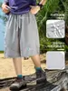 Pantalones Cortos Frescos para Niños Colección Verano 2026 Pantalones Deportivos Transpirables a la Rodilla para Niños Mayores Pantalones Cortos Casuales Modernos