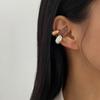 Joyería Transfronteriza Europea y Americana, Pinzas para Oreja de Pan con Forma de C de Estilo Fresco, Hebillas Abiertas Geométricas Espirales de Gota de Agua