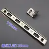 Tira de Escalera de Acero Inoxidable Engrosada Tira de Tarjeta de Aleación de Aluminio para Refrigerador Tira de Estante Soporte de Soporte Tira de Fijación Rejilla de Plástico para Congelador