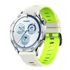 Pulseira de Relógio Bicolor com Listras Horizontais de 22mm Adequada para Pulseira de Relógio Huawei Gt6, Pulseira de Relógio de Silicone Garmin Samsung, Pulseira de Relógio Huawei Gt5