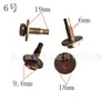 Tornillos Autorroscantes para Parachoques de Coche, Guardabarros, Defensa, Cajuela, Tornillos Planos, M4M5M6, Tornillos de Fijación con Junta