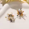 Estilo dulce y animado, cuentas tubulares de colores de fuegos artificiales pequeños, racimos florales, aretes para iluminar DIY primavera-verano, pasadores para el cabello, accesorios de flor para zapatos