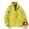 Fleece Polar 2025 Jaqueta de Fleece Popular para Transmissão Ao Vivo para Homens e Mulheres, Gola Alta com Forro de Fleece e Revestimento Polar Espessado para o Outono