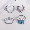 Broche Transfronterizo Nuevo Personalizado Forma de Diente Creativo Dibujo Animado Lindo Serie Médica Dental Insignia de Hilo Dental Cepillo de Dientes