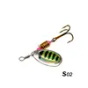 Venta al por mayor, 3,5 G, pieza de mano giratoria de lentejuelas metálicas, 10 piezas de hierro de cebo biónico Luya cargadas, cebo falso, equipo de pesca