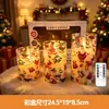 Lámpara de Velas Electrónicas Navideñas Simulación LED Vela sin Llama Decoración Fiesta de Cumpleaños Control Remoto Lámpara de Iluminación Ambiental para Exteriores