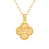 Collar con colgante de trébol de cuatro hojas tipo cristal de hielo de plata de ley S925 para mujer, lujo ligero, alta gama, cadena elegante para la clavícula, regalo para novia