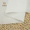 Tecido de Gaze Dobrada Amassada 100% Algodão de Camada Dupla Feito Sob Medida pelo Fabricante para Roupa de Casa, Tecido Base Estampado, Largura 205cm, Tecido Crepe