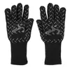 Guantes de aramida con aislamiento térmico ignífugo, resistentes a altas temperaturas, de silicona, anti-escaldaduras, resistentes al calor, para horno, barbacoa, microondas y cocina.