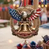 Colgante Acrílico Transfronterizo Nuevo 250º Aniversario de Estados Unidos Regalo del Día de la Independencia Decoración del Cuatro de Julio