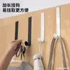 Gancho para Colgar Ropa sin Taladro para Colgar en la Puerta Perchero Montado en la Pared Trasera de la Puerta Gancho Creativo Gancho Individual Silencioso sin Marcas Perchero de Almacenamiento