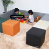 Banqueta para Trocar Sapatos de Sala de Estar Doméstica Feita Sob Medida de Fábrica, Banquinho Baixo Simples em Couro Arranhável para Gatos, Banco Longo para Área de Lazer de Hospital Supermercado, Madeira Maciça