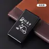 Estuche Delgado para Cigarrillos para 20 Cigarrillos, Ultra-Delgado Portátil para Hombre, Automático Pop-Up, Resistente a la Humedad, Aleación de Aluminio Grabada, Estuche de Cigarrillos de Gama Alta