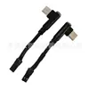 Soporte Magnético para Teléfono Móvil con Cable Antihielo de Codo Lateral Tipo-C/Conector Apple Conexión Macho y Hembra de 2P Carga Rápida
