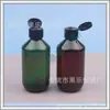 Botella flip-top, 200 ml, con tapa en forma de mariposa, botella de cuello estrecho, adecuada para champú, gel de baño y jabón de manos; Botella recargable de 200 ml