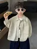 Chaquetas Casuales de Primavera y Otoño para Niños Estilo Coreano Tops Versátiles con Estilo para Niños Pequeños Ropa de Otoño al por Mayor