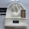 Gorro de Punto Casual Estilo Coreano Moda Femenina Hip-Hop Lana Gorro Cálido Grueso para Exteriores Frío Tela de Pic Tela Tela Gorra de Tela Hombres