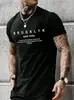 Algodón Puro Transfronterizo Europeo y Americano Top para Hombre AliExpress Amazon Camarón Nuevo Estampado Manga Corta Envío Gratis EBAY