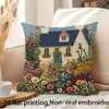 Funda de Almohada de Perro de Alpaca Más Vendida Transfronteriza, Linda Funda de Cojín Decorativa para Dormitorio de Gato, Hogar, Sofá