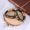 Pulsera de Piedra Ojo de Tigre para Hombre Amazon Ventas Calientes Transfronterizas Cuero Multicapa Piedra Natural Pulsera para Hombre Hebilla Magnética Joyería