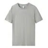 Camiseta personalizada de nailon de secado rápido para hombre, manga corta, top deportivo fresco y transpirable, ropa de trabajo para actividades al aire libre y team building, disponible en varios colores, estilo básico