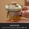 Juego de té de viaje Factory Moon Rabbit, apto para acampar al aire libre, portátil, de cristal, taza exprés, una tetera, dos tazas