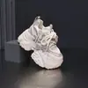 Tênis Dad Shoes Feminino 2026 Outono Novo Malha Respirável Plataforma Solado Grosso Salto Escondido Estilo Coreano Versátil Casual Tênis Esportivo