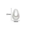 Cuentas de Medio Agujero, Cuentas de Gota de Agua, Perlas de Imitación, Cuentas Sueltas de Colores Brillantes, Accesorios para Joyería DIY, Pendientes, Colgantes para Ropa, Cuentas de ABS
